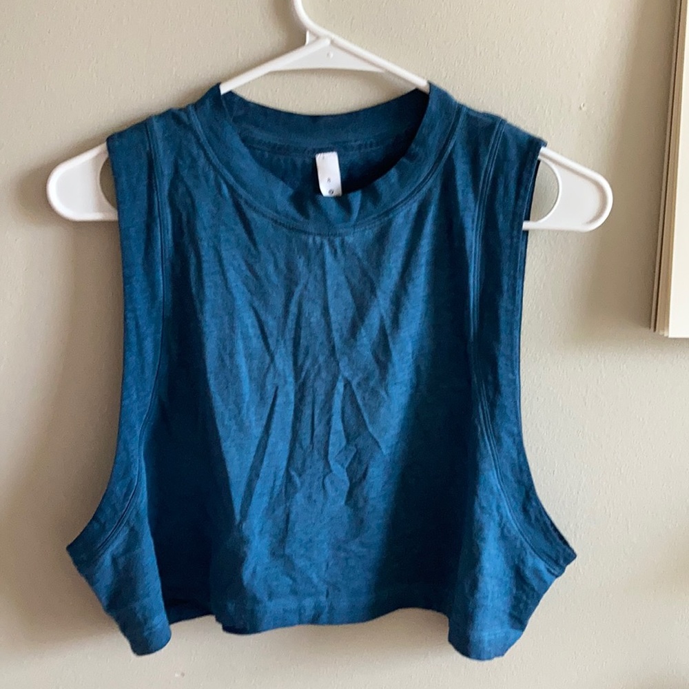 lululemon athletica Blue Sleeveless Top